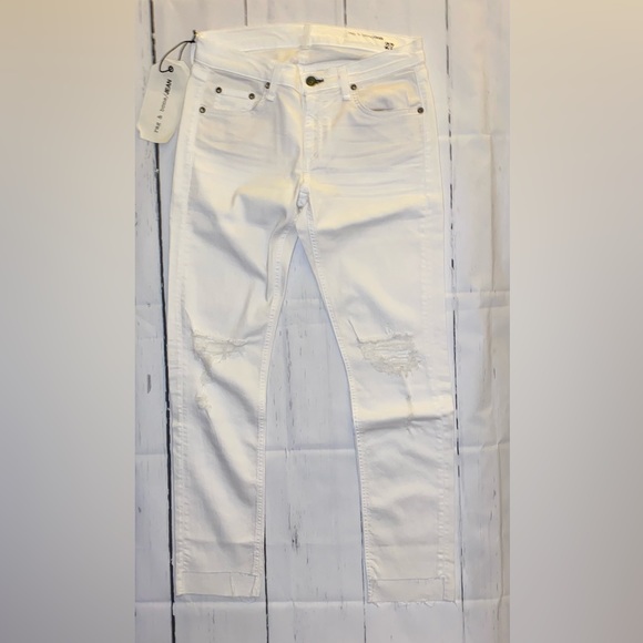 🍂🆕 Rag & Bone - Dre Distressed Capri - Size 27 - Picture 3 of 10